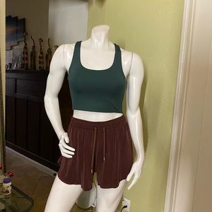 2 tops dark green and navy size small